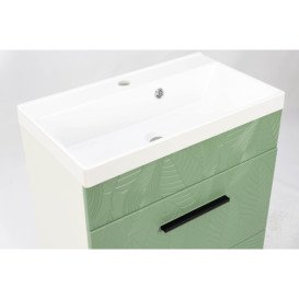 Тумба под раковину Vivia Myata Ш-2 60х42 комбинируется с IDEA 60 ДСП/МДФ киви А0055357