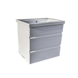 Тумба под раковину Vivia Соло Ш2 60х45 см комбинируется с раковиной Комо 60/К60 МДФ/ДСП белый А0050066