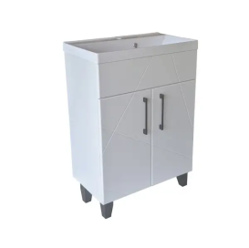 Тумба під раковину Vivia Велла Д2 60х33 см комбінується з раковиною Idea 60 МДФ/ДСП білий А0054659