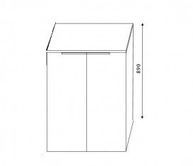 Тумба под стиральную машину Marsan Chester 710 МДФ базальт Chester710basalt