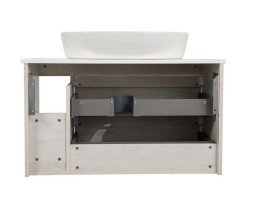 Тумба подвесная Аквародос Шельф 100 см со столешницей Loft-Iron и раковиной One ДСП нордленд АР000085181