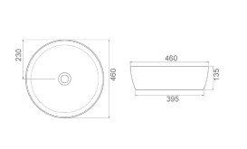 Тумба підвісна Аквародос Шельф 65 см зі стільницею Loft-Iron та раковиною One ДСП нордленд АР000085177