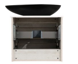 Тумба подвесная Аквародос Шельф 65 см со столешницей Loft-Iron и раковиной Olive ДСП нордленд АР000085193