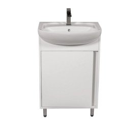 Тумба підлогова Аквародос Терра 55 см із раковиною Нова ДСП/МДФ білий АР000032723