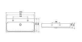 Тумба подвесная Аквародос Венеция 100 см с раковиной Пинто ДСП/МДФ белый АР000040223