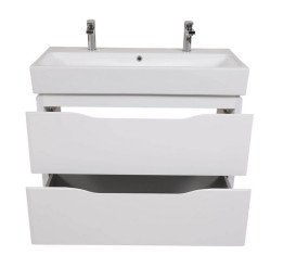 Тумба подвесная Аквародос Венеция 100 см с раковиной Пинто ДСП/МДФ белый АР000040223