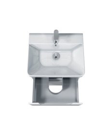 Тумба підвісна Мийдодир Malaga 60-A з раковиною Vivace ДСП/МДФ білий глянець 00-0009159