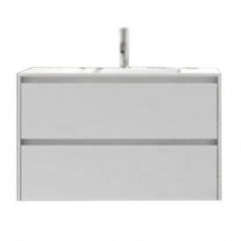 Тумба підвісна під раковину Istone Illumina прямокутна МДФ білий матовий WD2931-0F