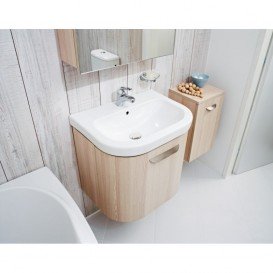 Тумба підвісна під раковину Jika Deep 60 см напівкругла ясен H4541334343401