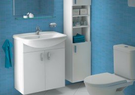 Тумба подвесная под раковину Jika Lyra Plus 65 см белый H4519624323001