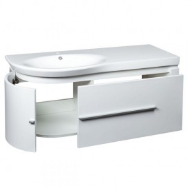 Тумба з раковиною Devit Fly 120х48. 5см МДФ білий глянець 0022120