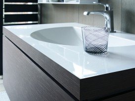 Тумба з раковиною Duravit L-Cube 100х54 см ДСП горіх брашірованний LC6906O6969