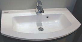 Тумба с раковиной Kolpa-san Iman OUI 80 80х50 см ДСП антрацит 536710