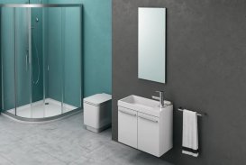 Тумба з раковиною Kolpa-san Kiki OUK 60 60.6х51см ДСП білий 538800