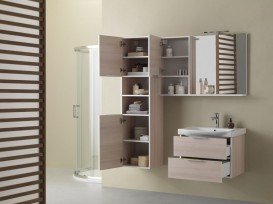 Тумба с раковиной Kolpa-san Lana OUL 80 II 80х57 см ДСП светлая акация 528980