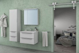 Тумба з раковиною Kolpa-san Tara OUT 90 91х49.5 см ДСП з 3D плівкою білий 528370