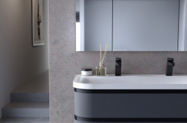 Тумба с раковиной Kolpa San Vittoria OUV 120 1200x500x472 мм МДФ темно-серый 547070