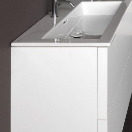 Тумба с раковиной Laufen Kartell 100х50х72,6 см МДФ белый матовый H8603376401041