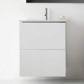 Тумба з раковиною Laufen Kartell 60х50х72, 6 см МДФ білий матовий H8603336401041