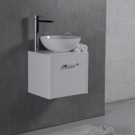 Тумба з раковиною підвісна Буль-Буль Fiji 50 і стільницею венге FIJI 50 (Fiji 50 + 0304101)