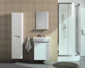 Тумба с раковиной подвесная Kolo Rekord белый глянец K99024000