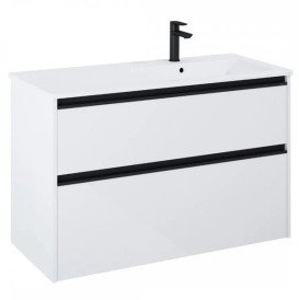 Тумба з раковиною Roca Gap Pro 100,5х46 см правостороння ДСП білий глянсовий A852059806