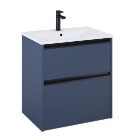 Тумба с раковиной Roca Gap Pro 60,5х46 см ДСП синий матовый A852048538