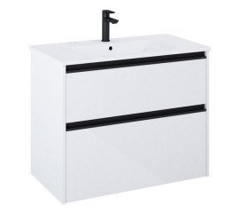 Тумба с раковиной Roca Gap Pro 80,5х46 см ДСП белый глянцевый A852051806