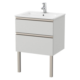 Тумба с раковиной Roca GAP Unik 60,5x46 см ДСП серый A851476447