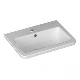 Тумба с раковиной Volle Solo 60 см подвесная МДФ/ДСП белый 1910.306007