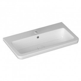 Тумба з раковиною Volle Solo 80 см підвісна МДФ/ДСП білий 1910.328007