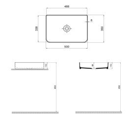 Тумба Sanwerk Era 60 см із раковиною Rapid МДФ білий MV0000902