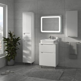 Тумба Sanwerk Era 60 см із раковиною Rapid МДФ білий MV0000902