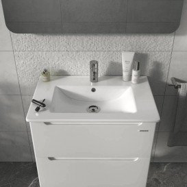 Тумба Sanwerk Era Air 70 см з раковиною Qtap МДФ білий MV0000855