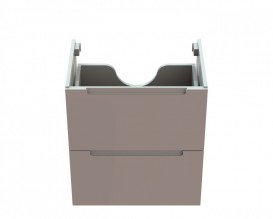 Тумба Snail Стелла с раковиной Гранд 60х41,5 см крашенный МДФ/литьевой мрамор белый 6002КМ148