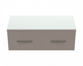 Тумба Snail Венера с раковиной Парадиз 120х55 см крашенный МДФ/литьевой мрамор белый 1200KM179