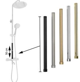 Подовжувач для душового гарнітура Rea 50 см латунь матове золото REA-K0891