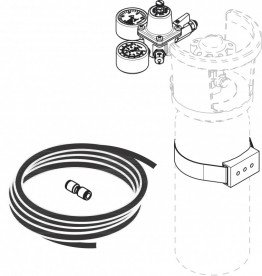 Подовжувальний комплект Hansgrohe F24 для балона CO2 на 2 кг 76819000