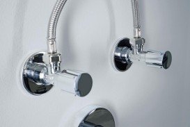 Угловой вентиль Grohe с круглой настенной панелью 22037000