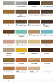 Уголок ПВХ Salag 15х15 мм палитра на выбор 2221xx