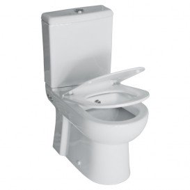 Унітаз-біде компакт пристінний Volle Virgo з сидінням Slim Soft Close білий 13-23-303