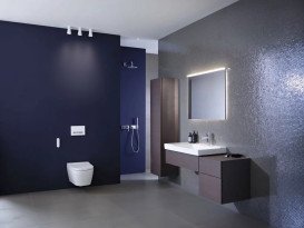 Унітаз-біде підвісний Geberit AquaClean Sela 37,5х56,5 з кришкою кераміка білий мат 146.220.JT.1