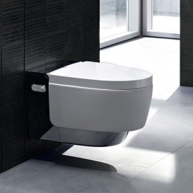 Унитаз-биде подвесной Geberit AquaClean Mera Classic панель хром 146.200.21.1