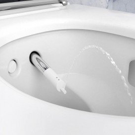 Унитаз-биде подвесной Geberit AquaClean Mera Classic панель хром 146.200.21.1