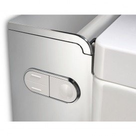 Унітаз-біде підвісний Geberit AquaClean Mera Comfort панель хром 146.210.21.1