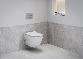 Унітаз-біде навісний Ravak Uni Chrome RimOff 35,5х51 см кераміка білий X01912