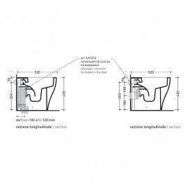 Унитаз Flaminia App Goclean напольный без бачка без сиденья белый глянцевый AP117G