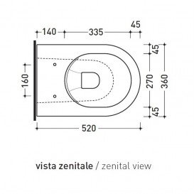 Унитаз Flaminia App Goclean напольный без бачка без сиденья белый глянцевый AP117G