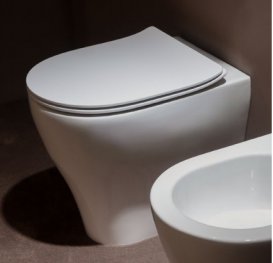 Унитаз Flaminia App Goclean напольный без бачка без сиденья белый глянцевый AP117G