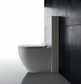 Унітаз Galassia Dream підлоговий без бачка без сидіння білий 7316